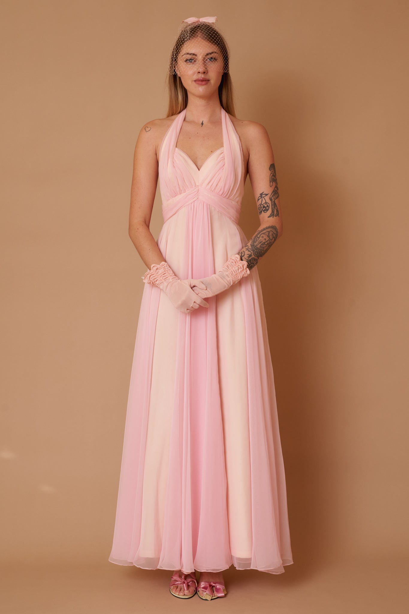 June Chiffon Gown - S