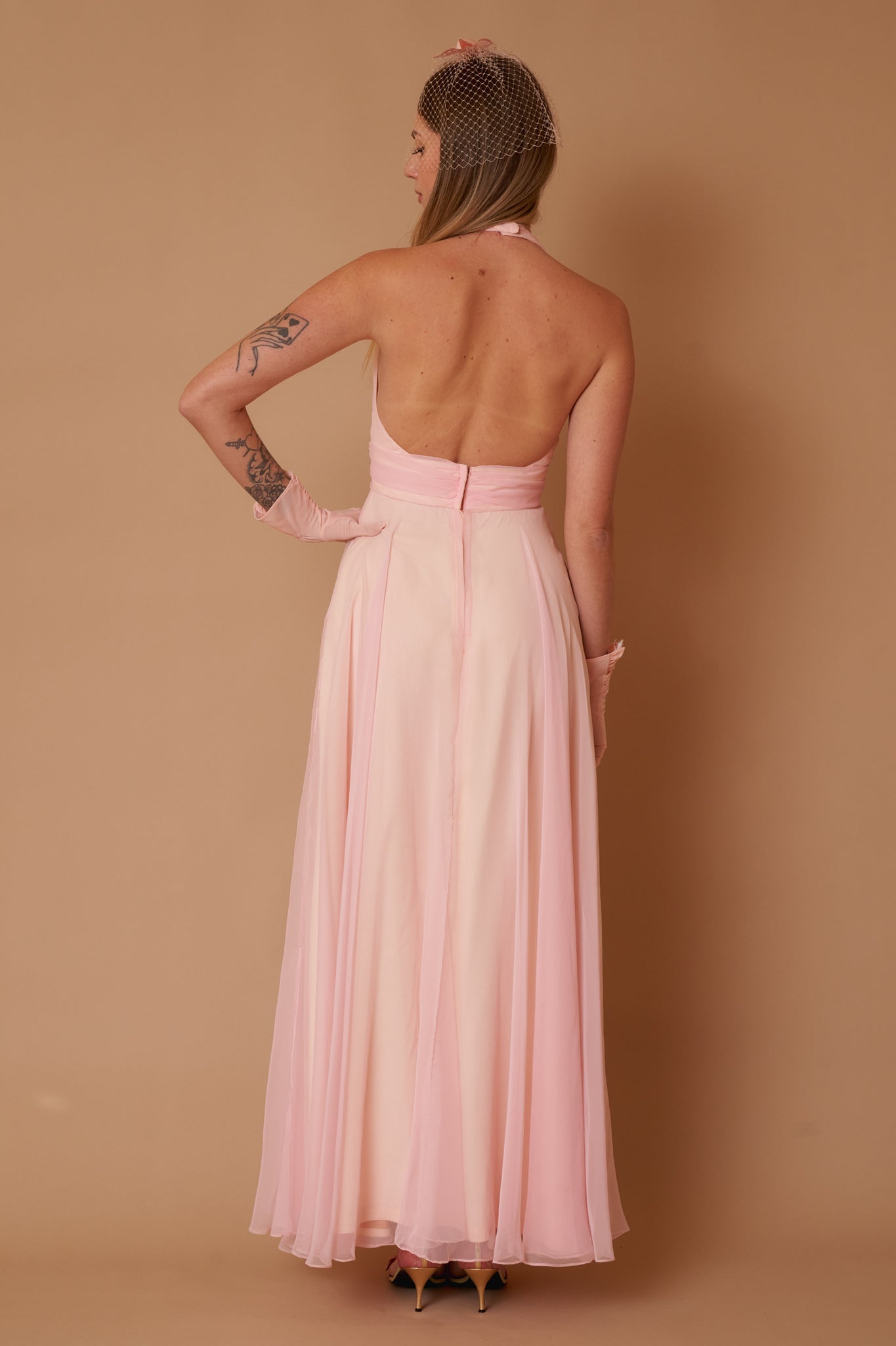 June Chiffon Gown - S