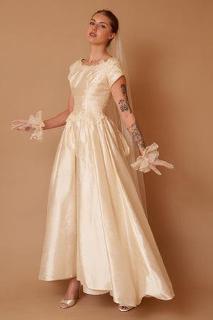 Edith Silk Gown - S