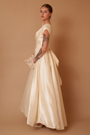 Edith Silk Gown - S