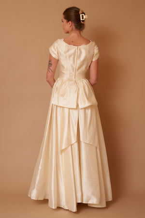 Edith Silk Gown - S