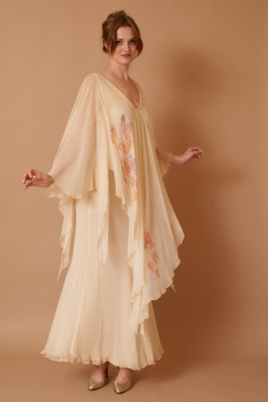 Birdsong Chiffon Gown - XL