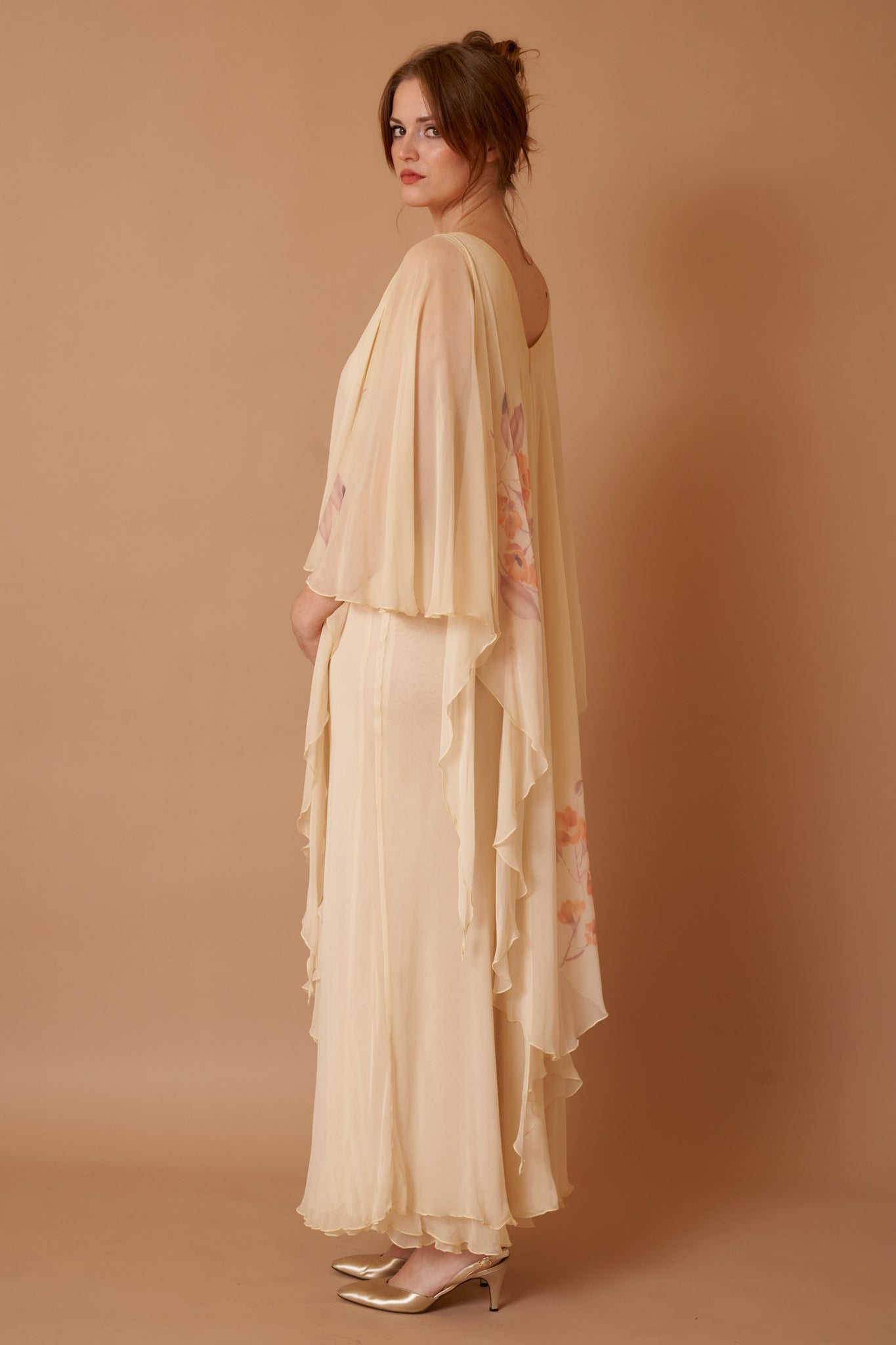 Birdsong Chiffon Gown - XL