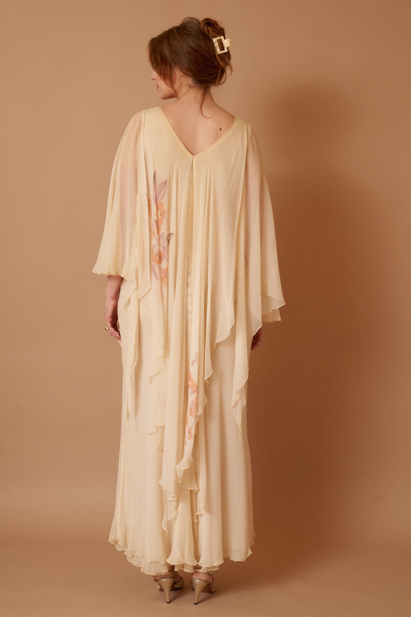 Birdsong Chiffon Gown - XL