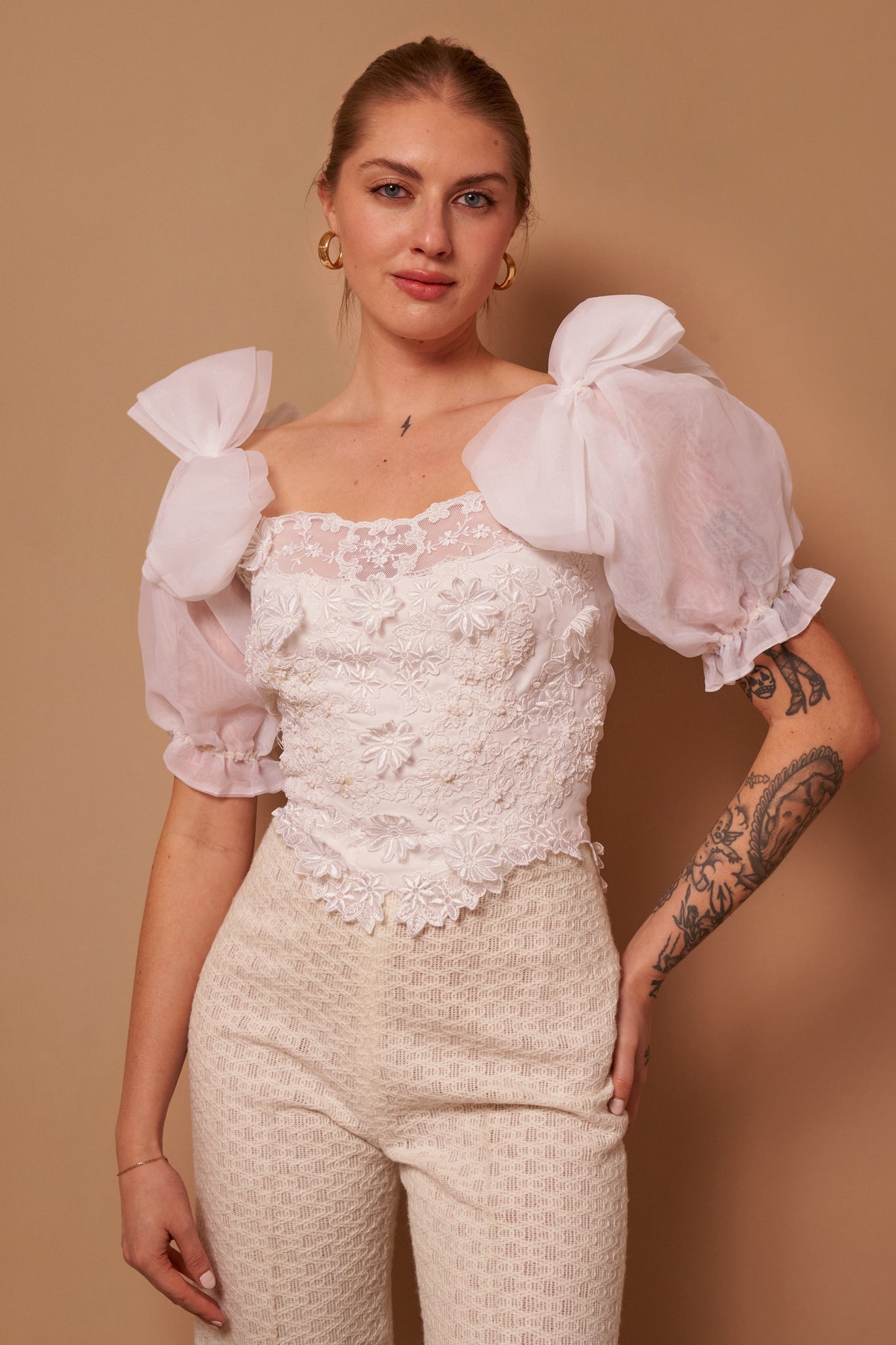 Soleil Appliqué Bustier - S