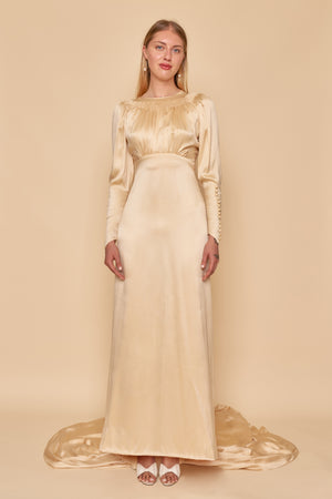 Magda Silk Gown - S