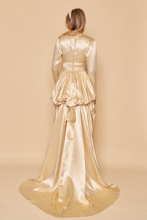 Georgiana Satin Gown - XS