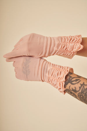 Macaron Ruched Gloves