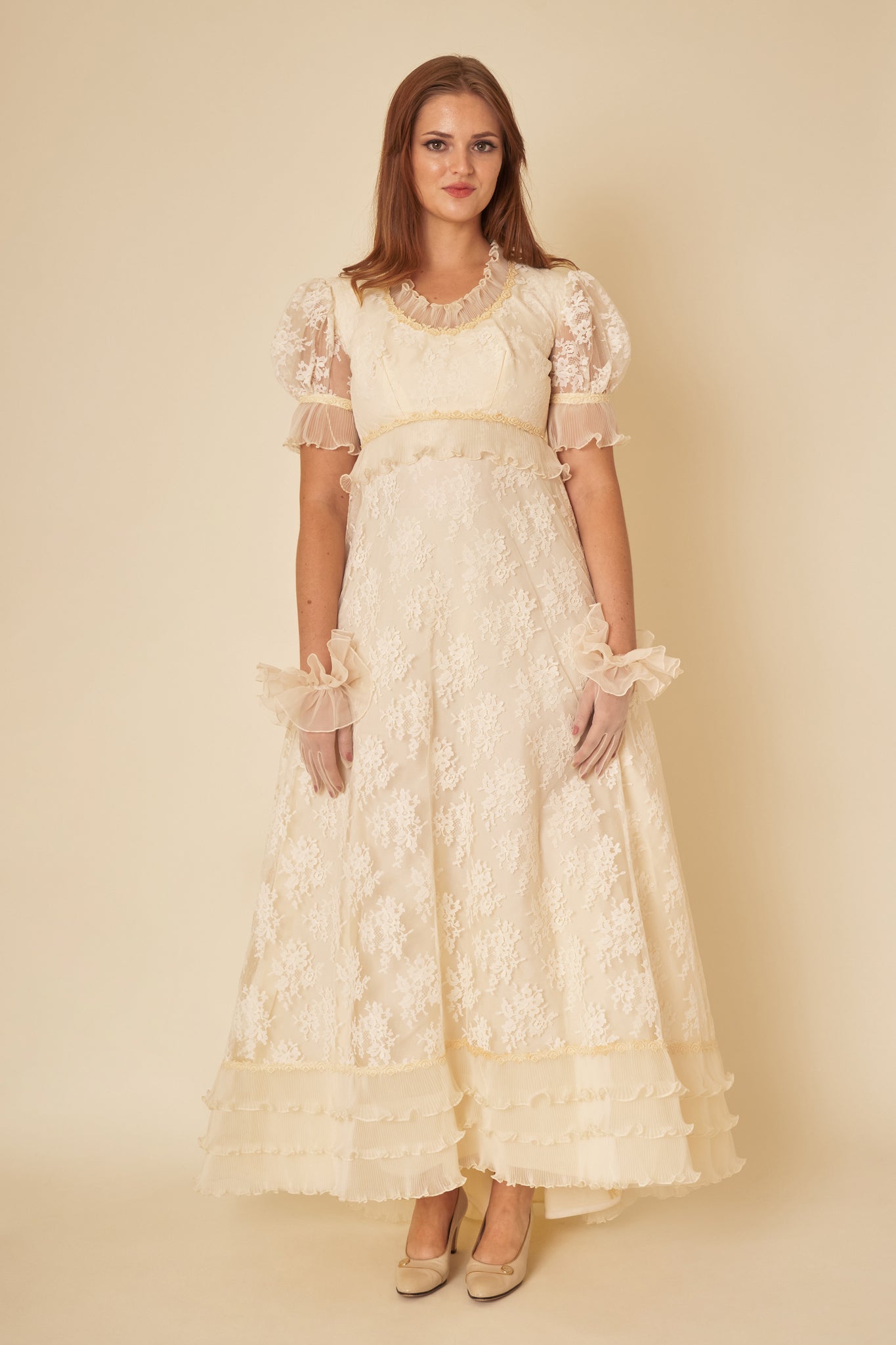 Berenice Lace Gown - S