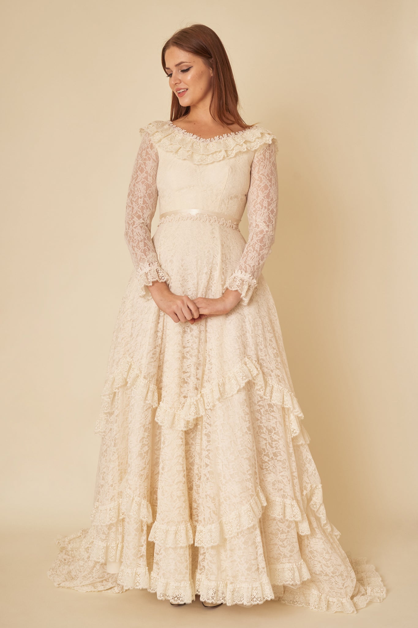 Marianne Lace Gown - S