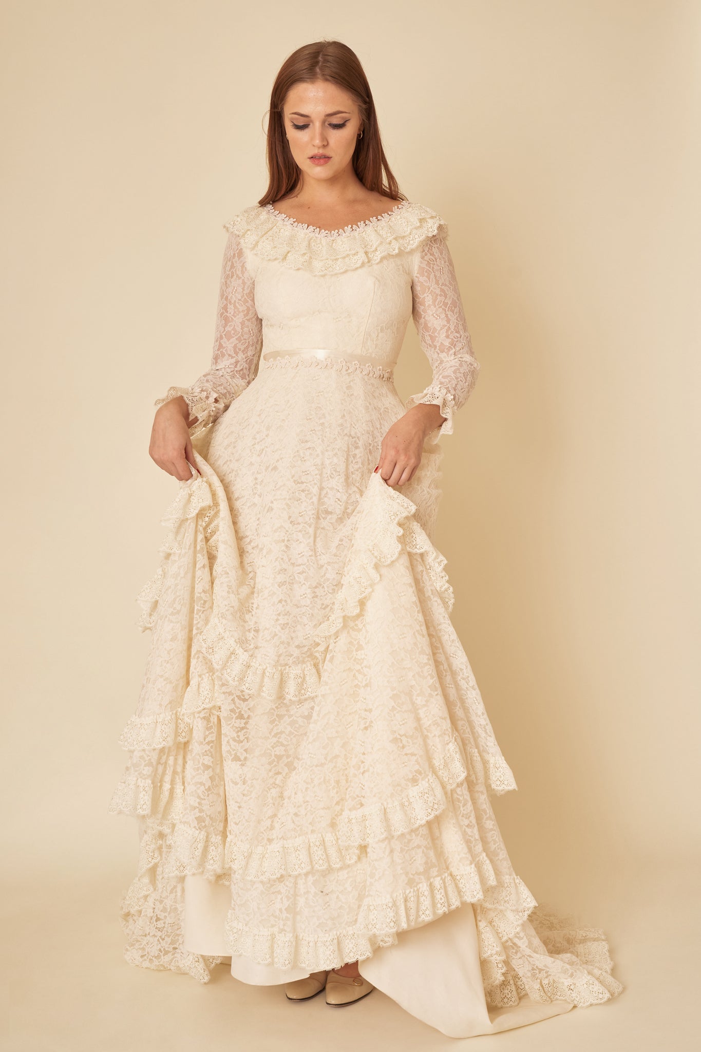 Marianne Lace Gown - S